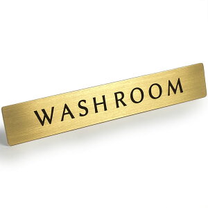 y LINEo^300~OFF z^J hA TC v[g u WASH ROOM v 􂢏 gC ֏ XebJ[ V[ 12cm x 2cm gC XebJ[ gCXebJ[