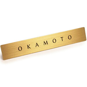 ^J v[g \DoȂl̕\D u OKAMOTO v y { z {̐^Jō \D ˌ TCv[g { hA  |Xg  uX 12cm x 2cm X^CbV S[W