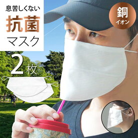 【 公式 】 マスク 日本製 洗える 息苦しくない 抗菌 非接触 ( Lサイズ 2枚 入り ) 薄い 銅イオン 速乾 大人用 シンプルな光沢ストライプ 【 ランニング 苦しくない フェイスシールド 布マスク保湿 冬用 洗える マスク 抗菌マスク 銅 】