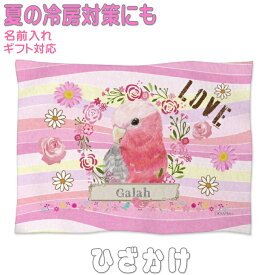 モモイロインコ グッズ 雑貨 ひざ掛け ソフトブランケット お昼寝 ペット用 ギフト 実用的なプレゼント 鳥 名入れ 名前入れ 文字入れ 寝具 赤ちゃん用毛布 暖かい 車用 出産祝い おしゃれ かわいい KYAPIArt きゃぴあーと