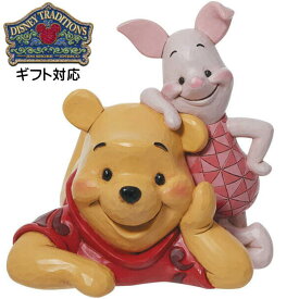 くまのプーさん 【Disney Traditions】プー＆ピグレット ベストフレンド フィギュア プレゼント ギフト グッズ お祝い 人形 置物 ジムショア グッズ ディズニー 結婚祝い 入籍祝い 誕生日プレゼント 還暦祝い お祝い プロポーズ 結婚記念日 JIM SHORE