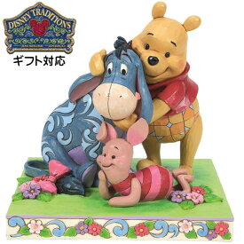 くまのプーさん 【Disney Traditions】プー & フレンズ ピグレット イーヨ フィギュア プレゼント ギフト グッズ お祝い 人形 置物 ジムショア グッズ ディズニー 結婚祝い 入籍祝い 誕生日プレゼント 還暦祝い お祝い プロポーズ 結婚記念日 JIM SHORE