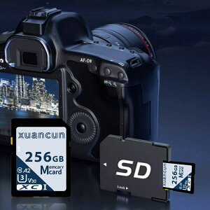 SD�J�[�h �������[�J�[�h 256GB UHS-I U3 A2 V30 100MB/s 4K�r�f�I�Ή� ���ϋv 5�N�ۏؕt�� �t��HD ��჌�t �h���C�u���R�[�_�[�p 256�M�K
