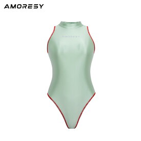 AMORESY アモレシー Eris 競泳水着 スクール水着 スク水 コスチューム 光沢 レオタード ワンピーススイムスーツ グラビア ボディスーツ ユニセックス 男女兼用 送料無料
