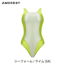 AMORESY アモレシー Aphrodite 競泳水着 新色 バイカラー レオタード ボディースーツ レーシング クロスバック ぴちぴち コスチューム グラビア 男女兼用 送料無料