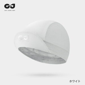 GJ インナーキャップ サイクルキャップ ツバ付き ヘルメット 軽い インナー 帽子 リフレクターロゴ 滑り止め サイクリング 夏 レディース メンズ 男女兼用 オールシーズン 吸汗 送料無料