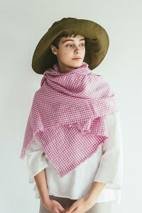 fog linen work LWS231-WPC トゥズ フリンジ スカーフ  *ロビン*