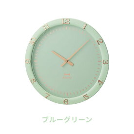 《全4色》BRUNO パステルウォールクロック 【ブルーノ IDEA LABEL イデアレーベル 掛け時計 壁時計 デザイン雑貨 ウォールクロック お祝い 北欧】