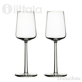 iittala Essence ホワイトワイングラス ペアセット 330ml エッセンス 【イッタラ デザイン雑貨 キッチン雑貨 台所 北欧 シンプル フィンランド ディナー お祝い ギフト プレゼント】