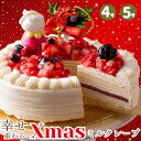 クリスマスケーキ 予約 早割 2025 誕生日ケーキ バースデー スイーツ 子供 記念日 4号 5号 プレゼント ギフト クレー…