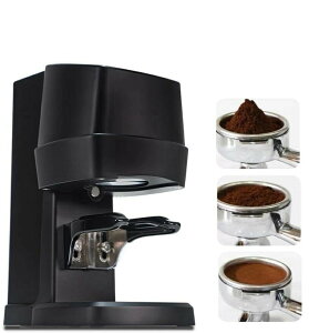 電動コーヒータンパー コーヒースケール付き58mm自動コーヒーパウダープレス機、10-30KG圧力調整可能 カフェ ダイニング用の高さ調整可能なスタンド付きコーヒーレベラー