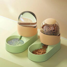 ペット自動給餌器 給水器 2L 自動補水 ペット自動給餌器 犬 ウォーター フードボウル 給餌器 猫餌 給水器 重力センサー 自動給食 電池不用 犬用 猫 犬餌 餌やり 留守番対応 出張 ペットグッズ ペット用食器 便利 おしゃれ