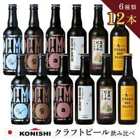 【20日00:00～23:59★24時間限定ポイント5倍】 【 小西酒造 クラフトビール 飲み比べ 12本 】 お歳暮 ビール 瓶 飲み比べ ギフト 詰め合わせ 飲み比べセット おしゃれ プレゼント 地酒 ご当地ビール 地ビール 送料無料