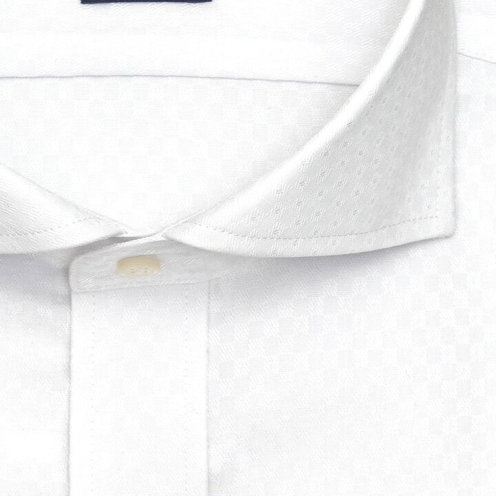楽天市場】CHOYAシャツ Yシャツ スリムフィット 日清紡アポロコット 長袖 ワイシャツ メンズ 形態安定 市松模様白ドビー カッタウェイシャツ 綿100% ホワイト CHOYA SHIRT FACTORY(cfd142-200) 就活 冠婚葬祭 2210ft : CHOYA シャツ