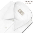 LORDSON ワイシャツ 白 メンズ 長袖 綿100% 形態安定 ドレスシャツ 無地 ブロード レギュラーカラー シャツ 冠婚葬祭 | ホワイト レギュラーフィット(cod001-100)【review】 2512de