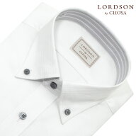 【最大1,000円OFFクーポンあり！】 LORDSON by CHOYA ロードソン 長袖 ワイシャツ 白 メンズ 形態安定加…