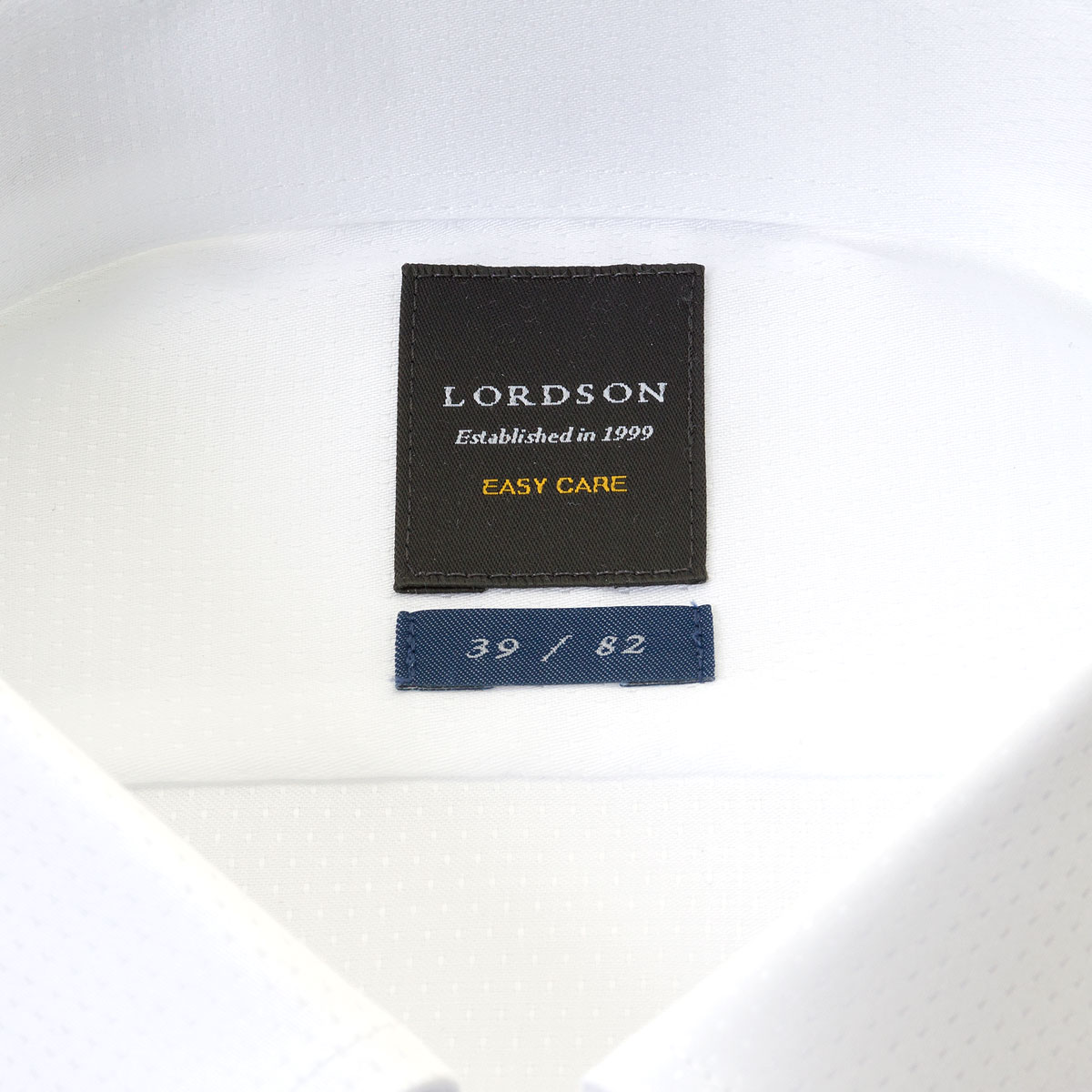 LORDSON 長袖 ワイシャツ メンズ 形態安定 ボタンダウン ホワイト ドビー マイクロドット 綿100% (zod928-200) |  CHOYA シャツ