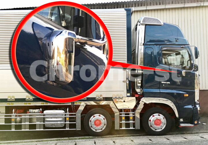 楽天市場】HINO 17プロフィア 運転席側下部ミラーステーブラケット 