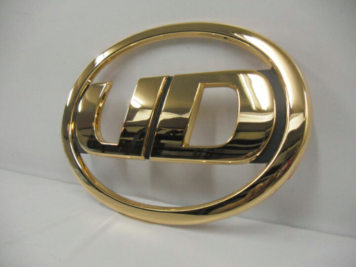 楽天市場】UD クオン（ 〜 2017年3月 ） 純金メッキ仕様エンブレム 