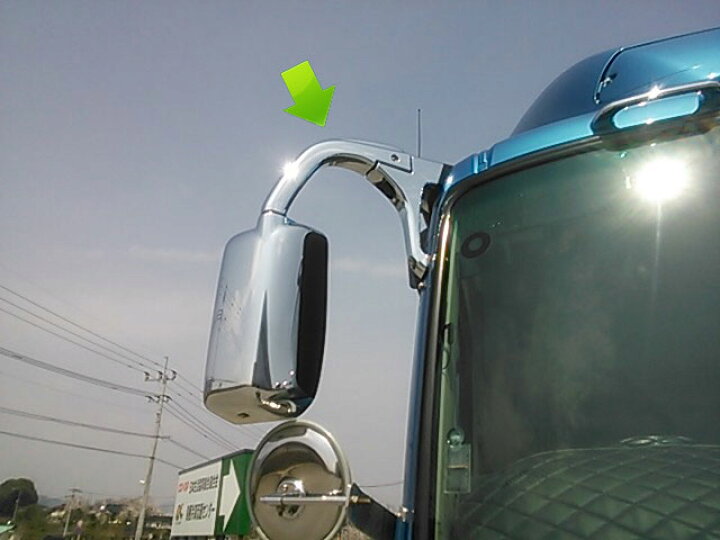 楽天市場】FUSO 17スーパーグレート 運転席側ミラーステーカバー☆高級 