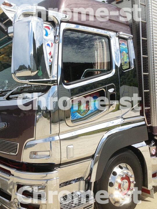 楽天市場】【予約商品】FUSO 17スーパーグレート 旧型共通 ドアパネル 