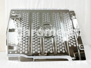 FUSO 21スーパーグレート  上部マフラーカバー(2021年3月〜)★高級クロームメッキ仕様★