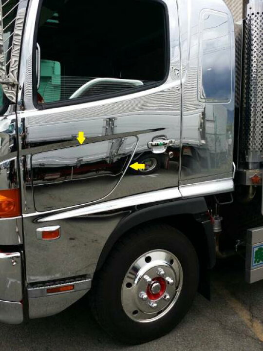 楽天市場】HINO レンジャープロ FRP製クロムメッキ安全窓 【ワンオフ品 
