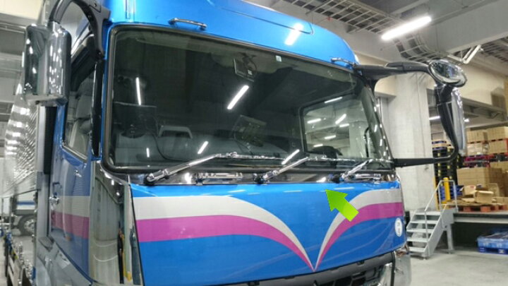 楽天市場】FUSO 17スーパーグレート 厚メッキ製ワイパーパネル かぶせ 
