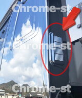 HINO　17プロフィア＆17レンジャー　クォーターパネルベンチレーター★高級クロームメッキ仕様★