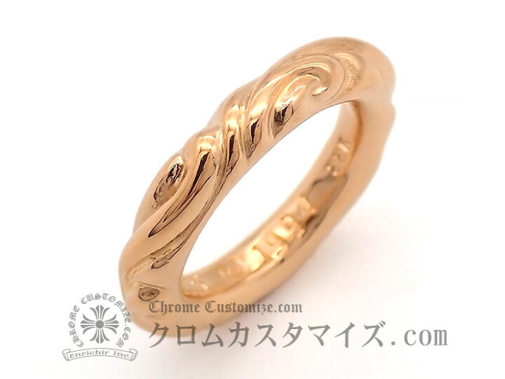 楽天市場】クロムハーツ/CHROME HEARTS スクロールバンドリング 22K  