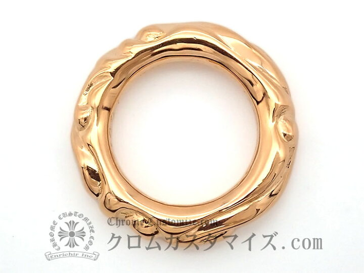 楽天市場】クロムハーツ/CHROME HEARTS スクロールバンドリング 22K 