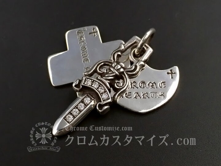 楽天市場】クロムハーツ/CHROME HEARTS スリートリンケッツペンダント 