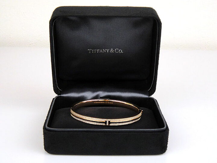楽天市場】ティファニー/Tiffany & Co. T TWO ヒンジブレスレット 