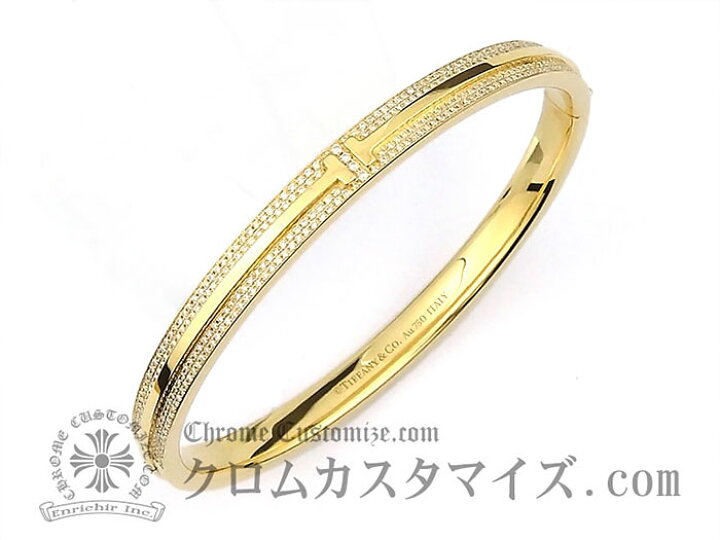 楽天市場】ティファニー/Tiffany & Co. T TWO ヒンジブレスレット  