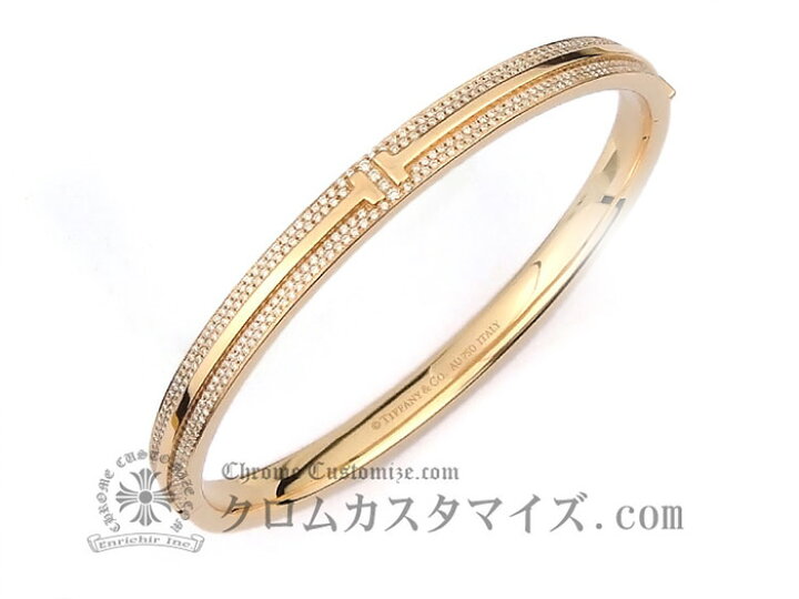 楽天市場】ティファニー/Tiffany & Co. T TWO ヒンジブレスレット 