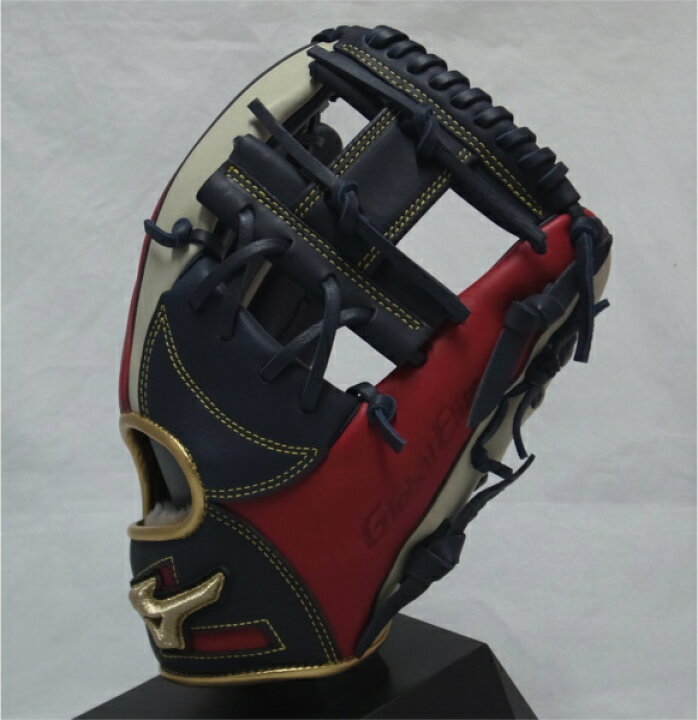 楽天市場】 MIZUNO 軟式用 グラブ 内野手用4/6 サイズ9 1AJGR28303 