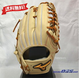 ミズノプロ 軟式用 グラブ 外野手用 サイズ18N 1AJGR31107-8049 ブロンド×コルク Classic　BSSショップ限定商品 右投げ グローブ MIZUNO PRO