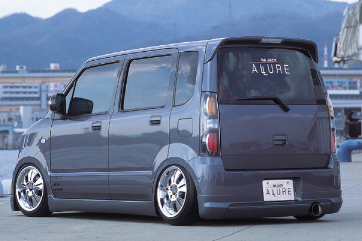 楽天市場】ワゴンR RR MH21S 前期 リアハーフスポイラー アリュール 