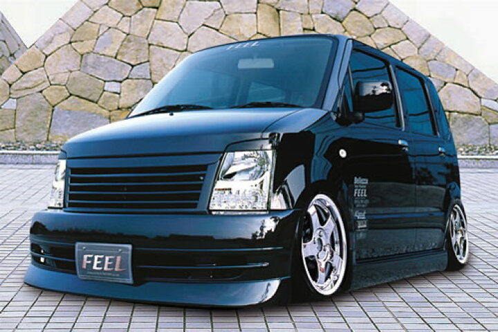 楽天市場】ワゴンR MH21S エアロ3点セット 塗装済 フィール : クロノ 