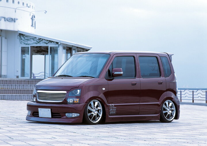 楽天市場】ワゴンR MH21/22S フロントグリル 塗装済 クイーンズ 