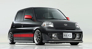 エッセ L235S/L245S フロントバンパースポイラー 塗装済 KLC Premium Sports