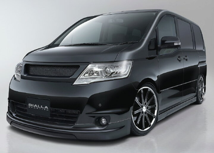 楽天市場】セレナ C25 MC後 フロントグリル 塗装済 SPORTIVO ジアラ 