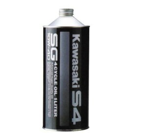 KAWASAKI 4�T�C�N���W�F�b�g�I�C�� S4 SG-10W-40 1L 1�{ �y���[�J�[�i�ԁFJ0146-0011�z