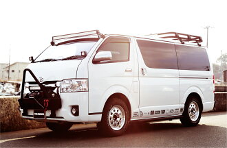 ハイエース200系標準1〜5型288WLEDバー&ステーセットフィッシングモンキー/FISHINGMONKEY