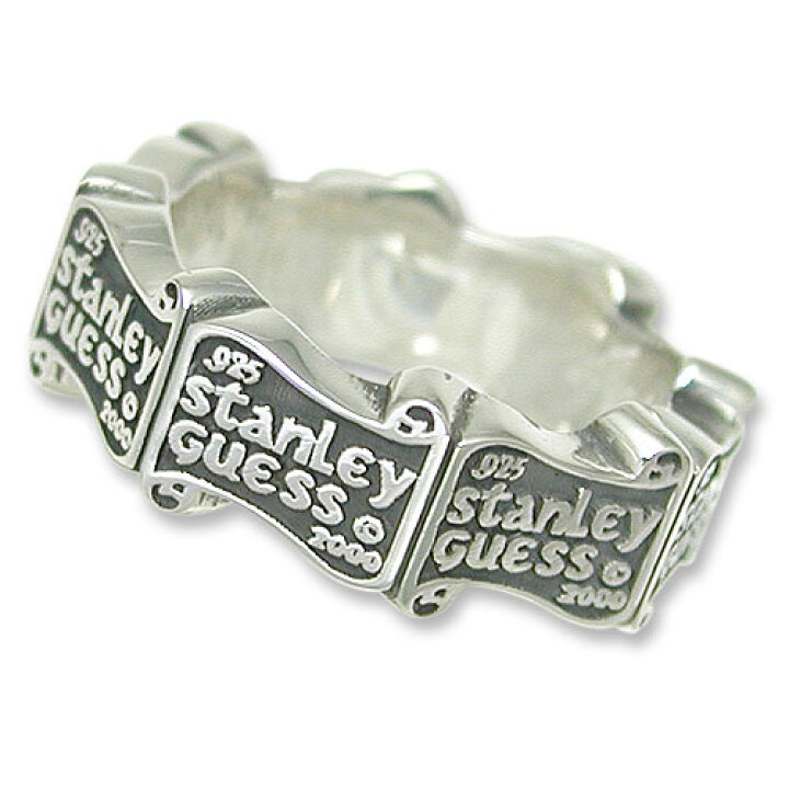 楽天市場】【STANLEY GUESS スタンリーゲス Ring リング】ロゴバンド 