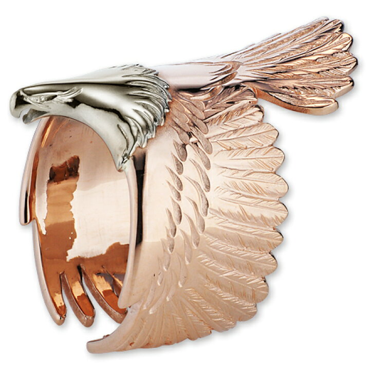 楽天市場】【鷲見太郎 Ring リング】イーグルリング/K18ホワイト  