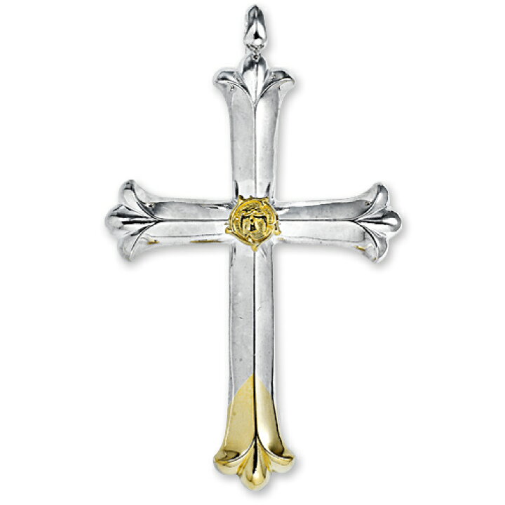 楽天市場】【鷲見太郎 Pendant ペンダント】クロスK18イエローゴールド 