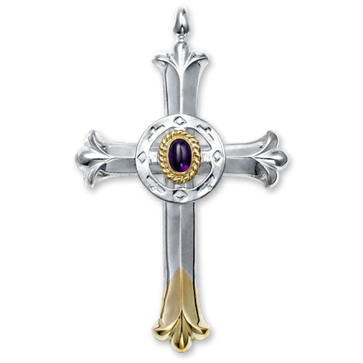 楽天市場】【鷲見太郎 Pendant ペンダント】クロスK18イエローゴールド 