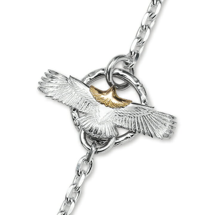 楽天市場】【鷲見太郎 Necklace ネックレス】イーグル eg-05/K18・SV 