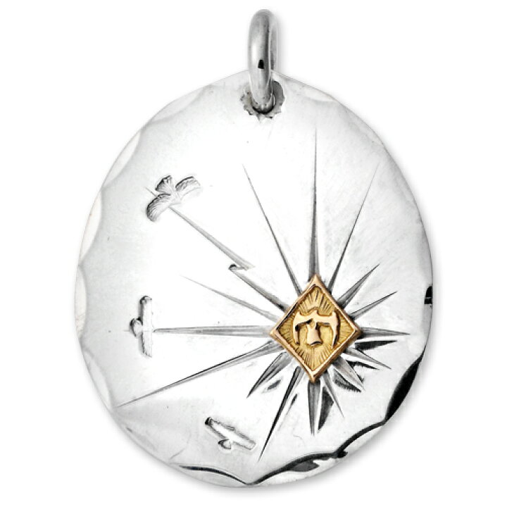 楽天市場】【鷲見太郎 Pendant ペンダント】Mサンダーメタルペンダント 
